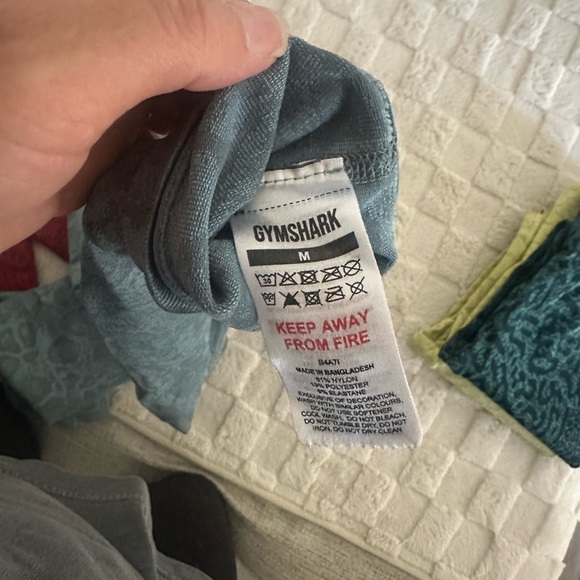 Gymshark Light Blue Seamless Leggings - Size M - Picture 12 of 16